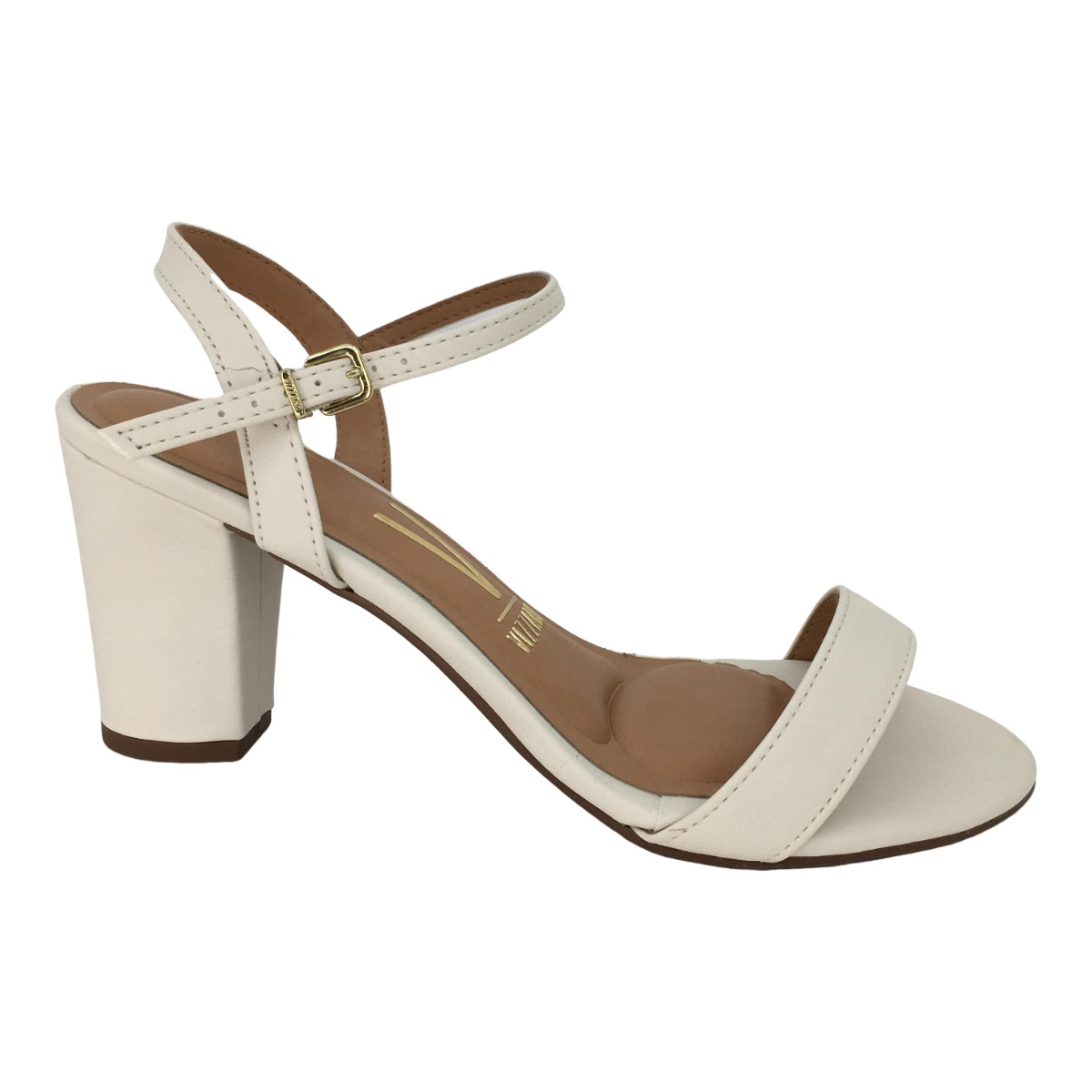 Sandália Vizzano Feminina Salto Bloco Alt...