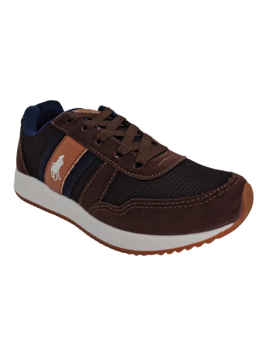 Tênis Masculino Nylon e Camurça Polo Onit...