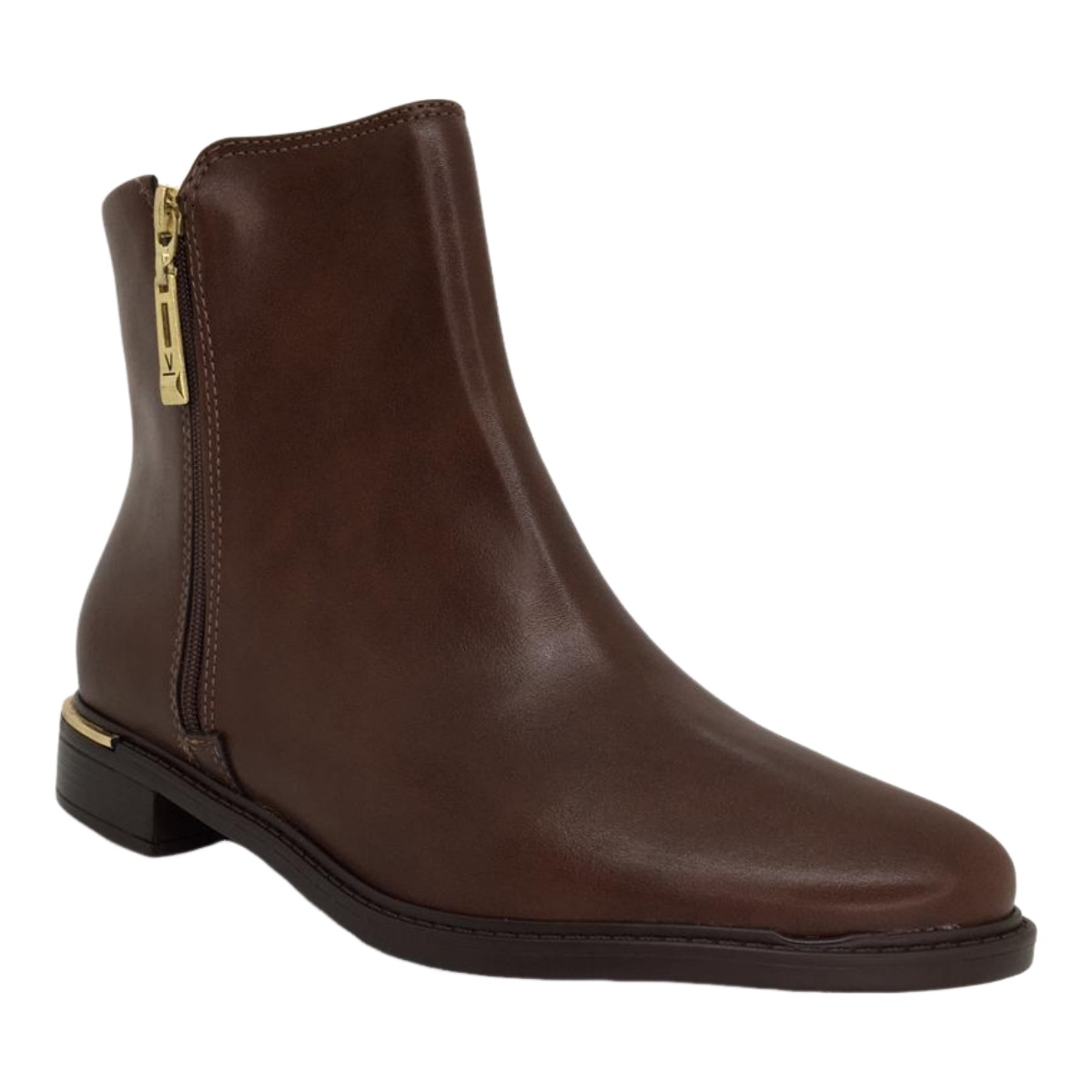 Bota Feminina Vizzano Cano Baixo Salto B ...