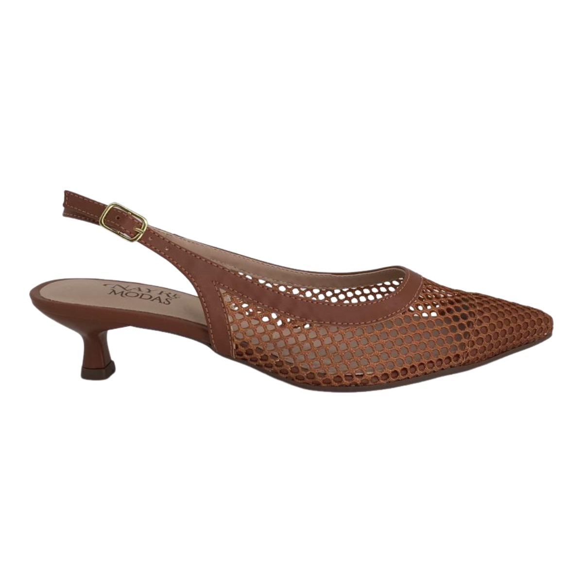Slingback Feminino Nayre Modas Bico Fino ...