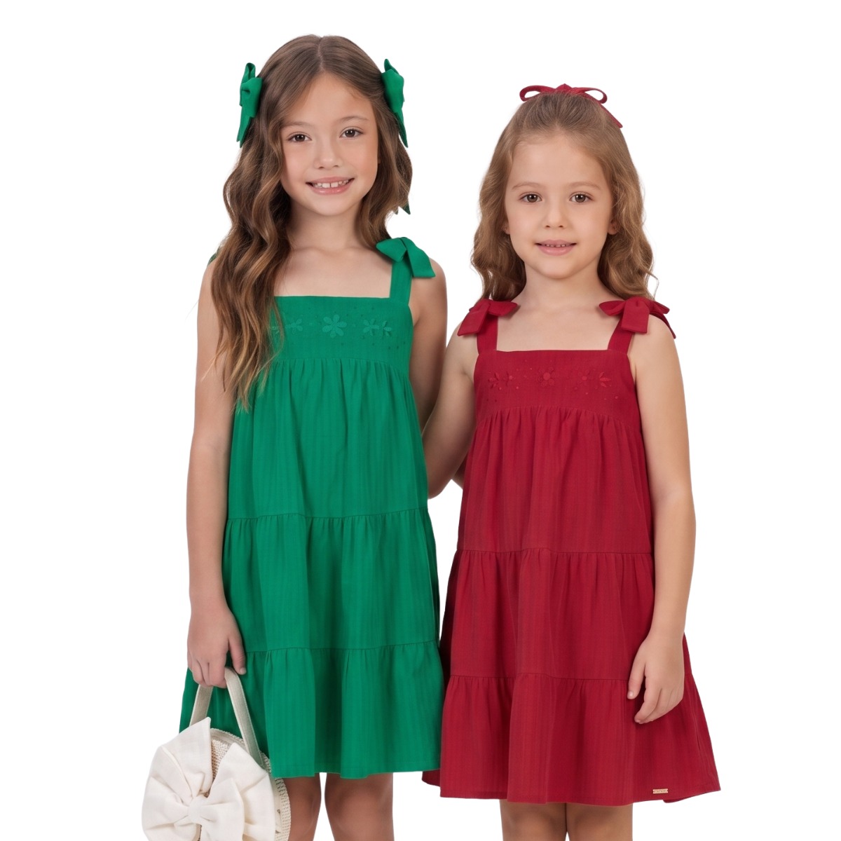 Vestido infantil com Alça Alakazoo Festa ...