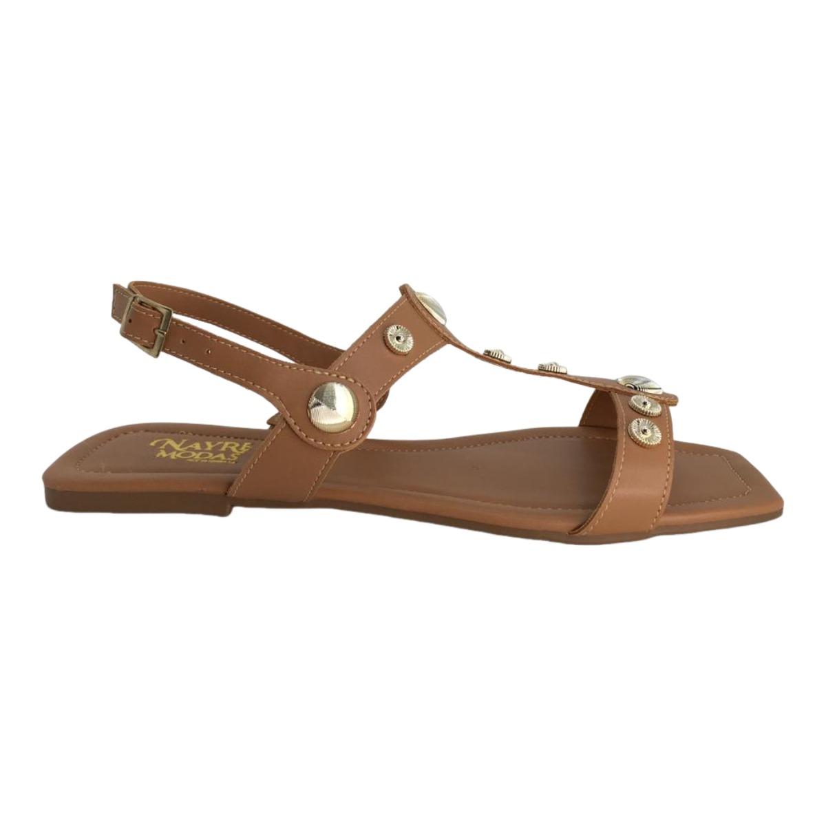 Sandalia Rasteira Fem Nayre Modas Ref SD-251
