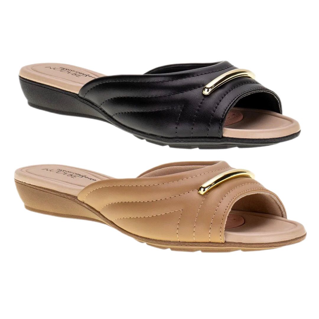 Tamanco Esporão Flat Ultra Conforto Casual