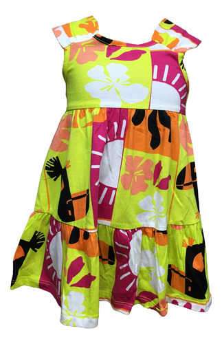 Vestido Menina Infantil Alça Malha Nanai