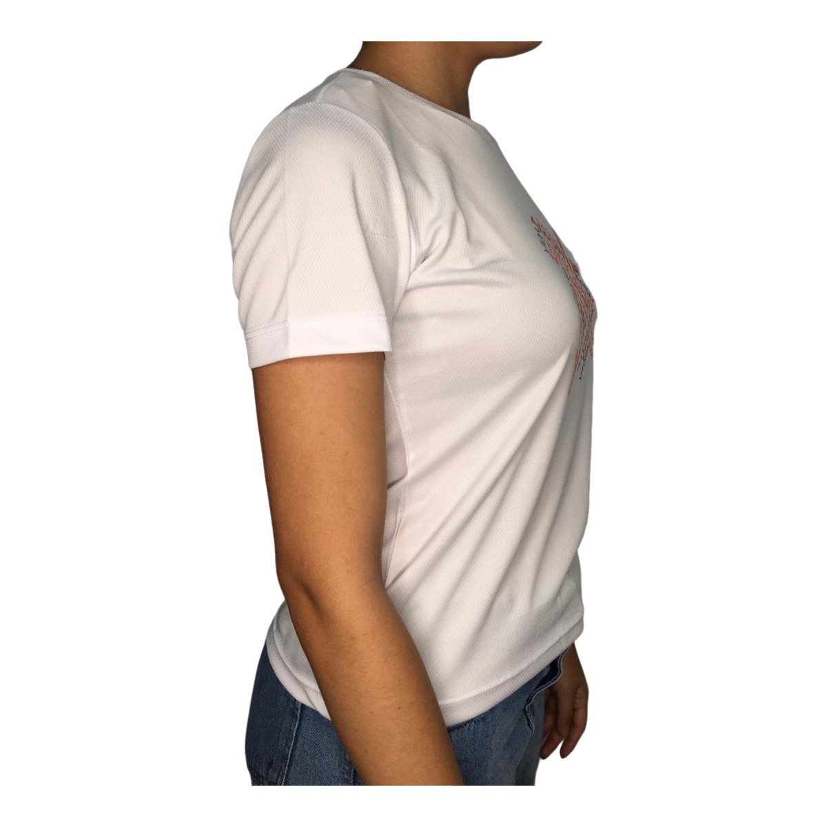 Camiseta Feminina Dry Fit Manga Curta Fra...