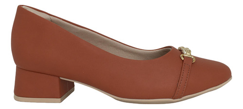 Sapato Elegante Salto Bloco Comfortflex