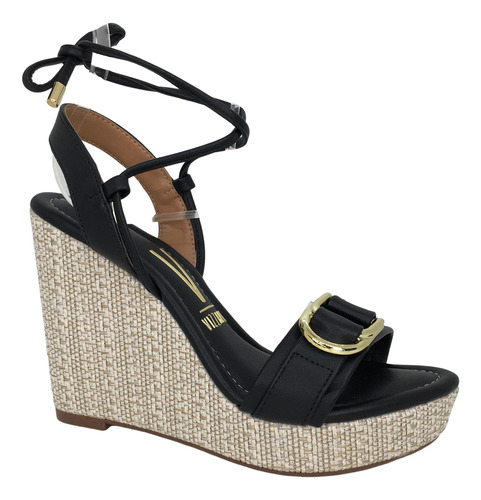 Sandália Anabela Fashion Vizzano Conforto