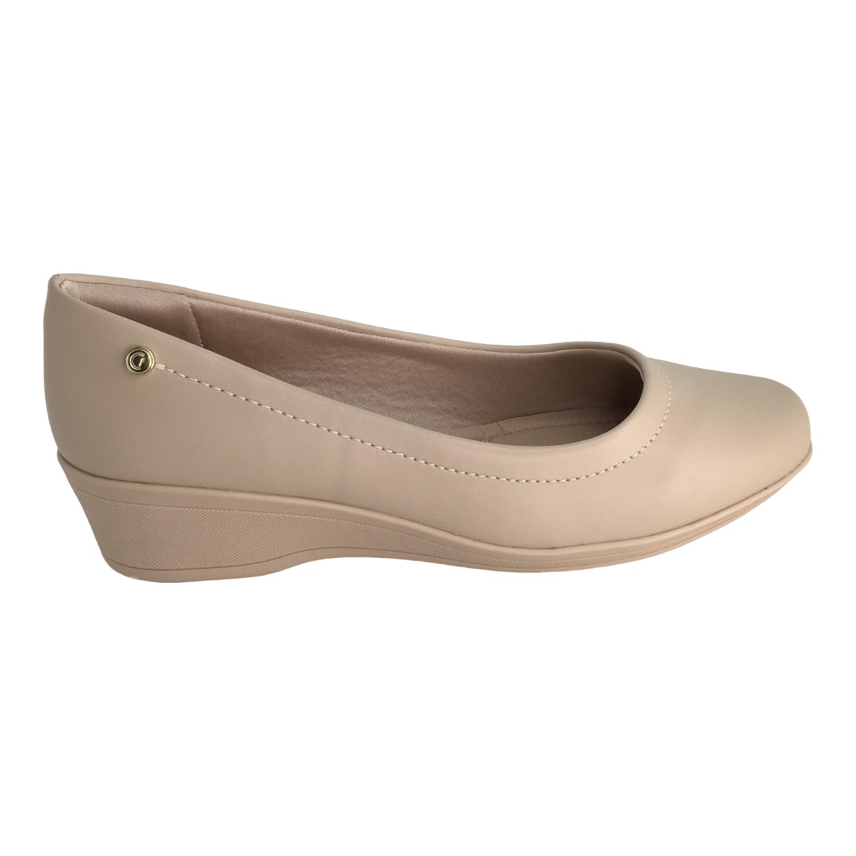Sapatilha Anabela Comfortflex Basico trab...