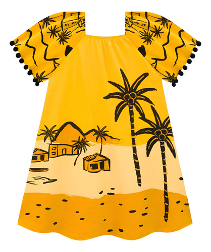 Vestido Soltinho Infantil Nanai