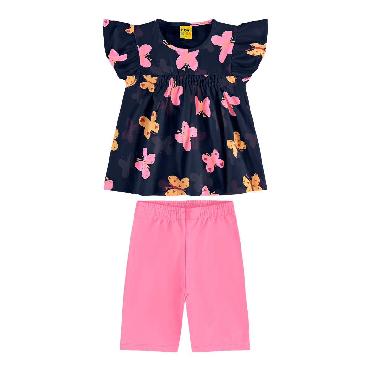 Conjunto Rovi kids Fem Inf Regata com Cic...