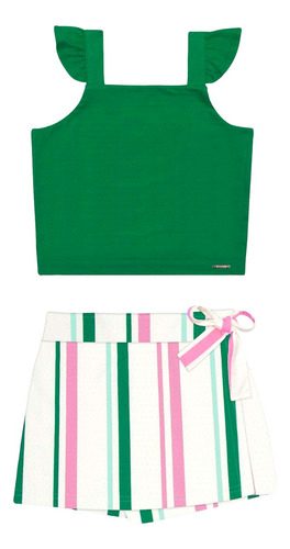 Conjunto Alakazoo Infantil Menina Blusa E...