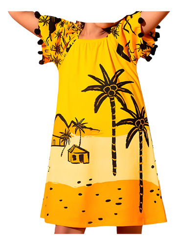 Vestido Soltinho Infantil Nanai