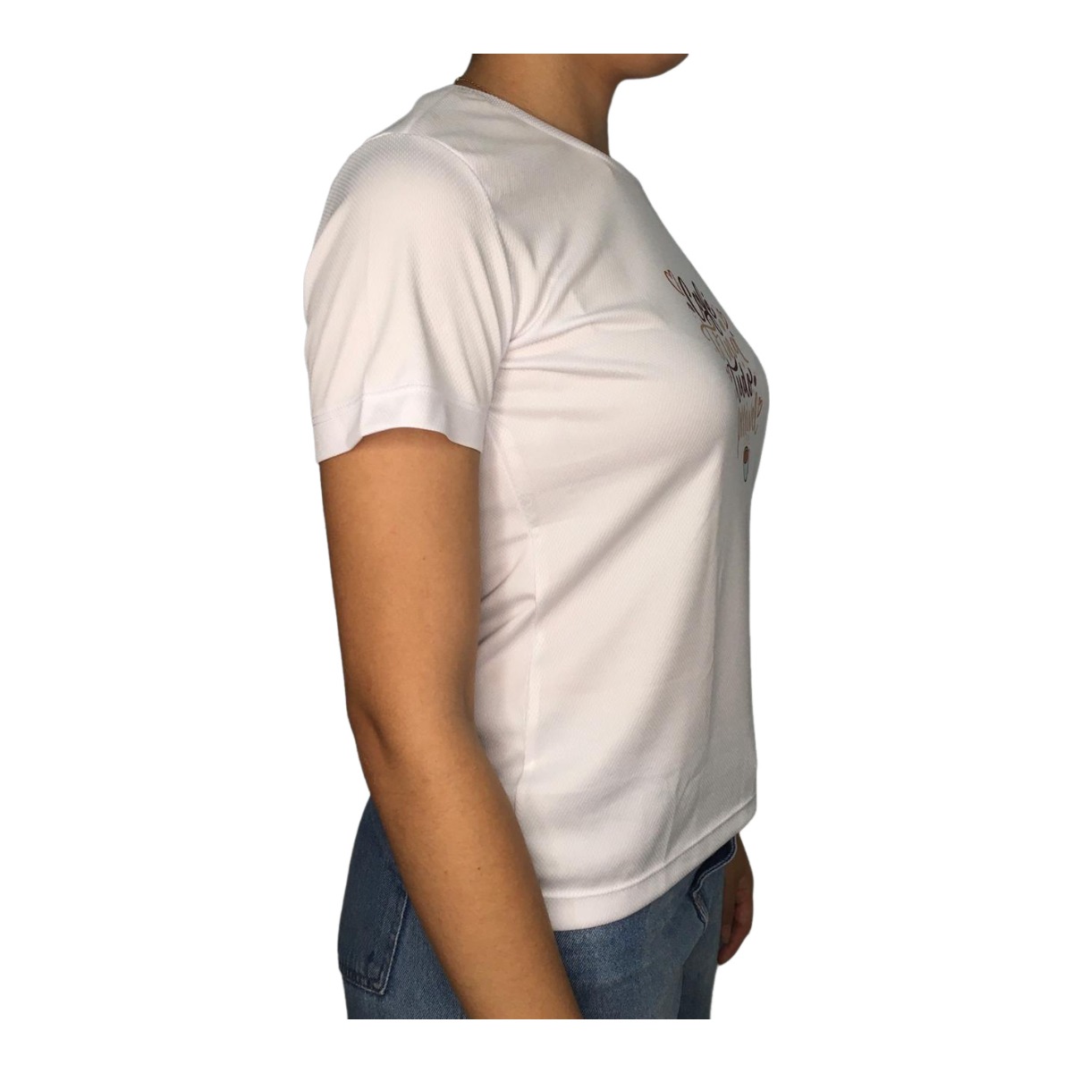 Camiseta Feminina Dry Fit Manga Curta com...