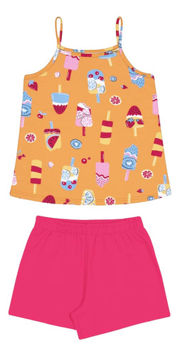 Conjunto Alakazoo Infantil Menina Regata ...