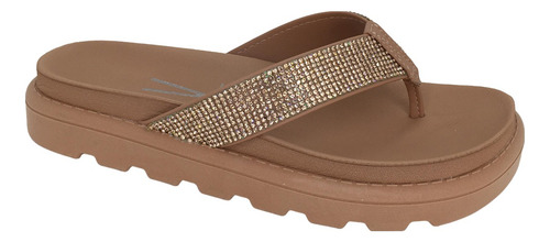 Chinelo De Dedo Strass Vizzano Original