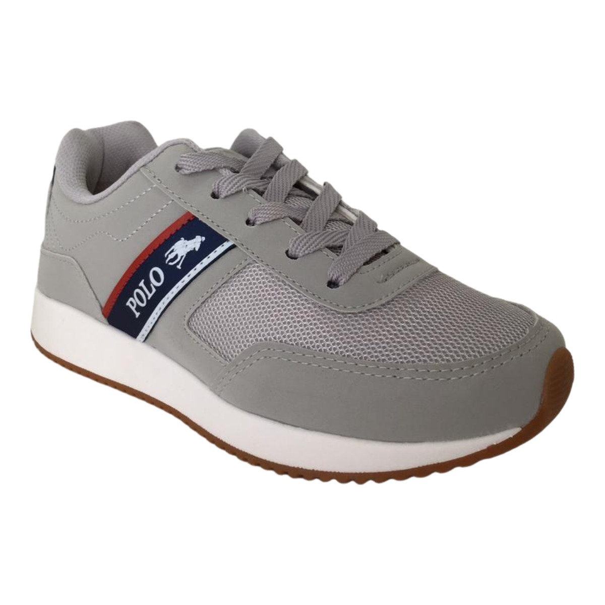 Tênis Masculino Casual Confortável Polo O...