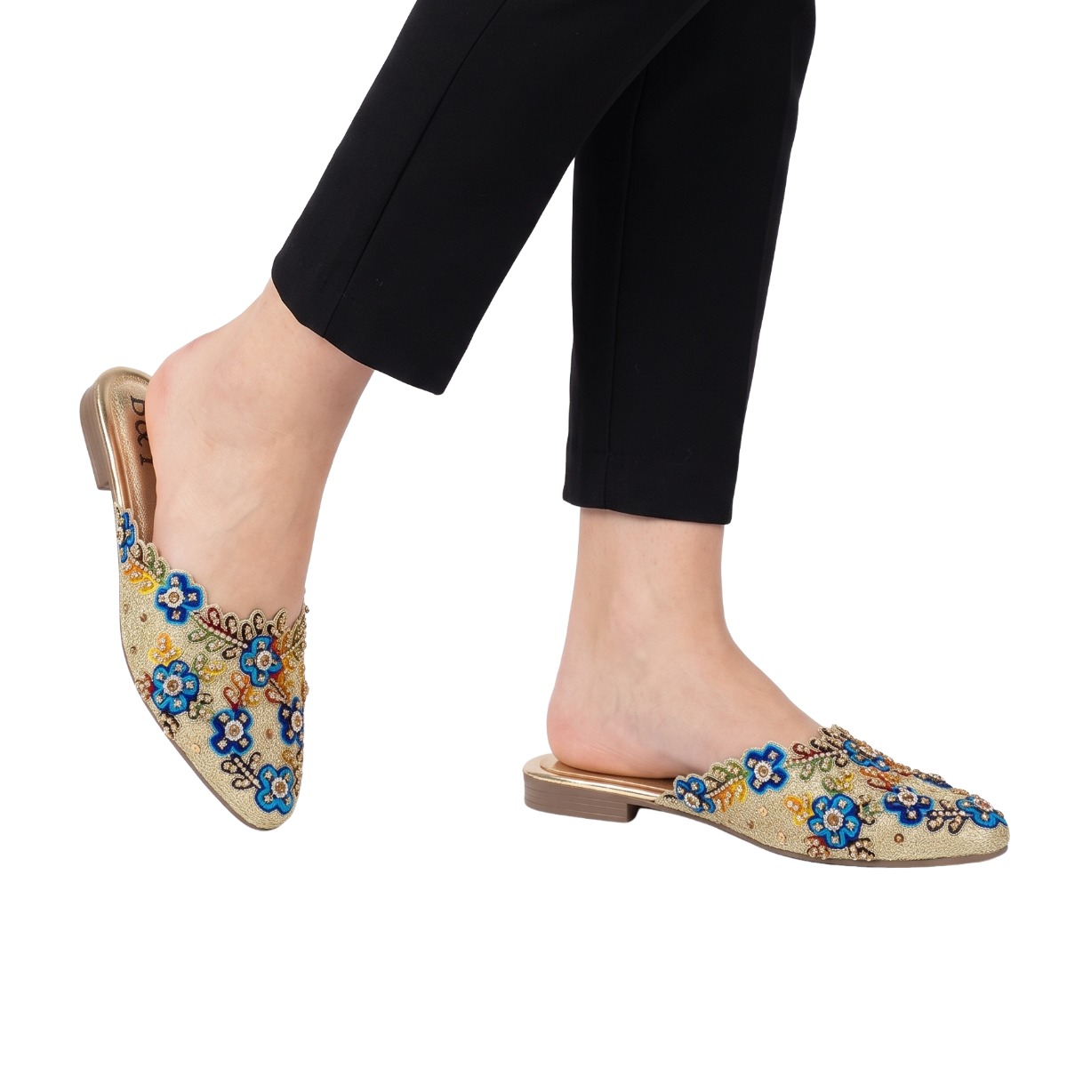 Mule Feminino Sem Salto Pedras REF SP-971...
