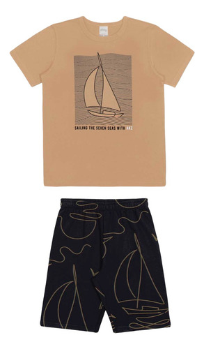 Conjunto Infantil Menino Alakazoo Camiset...