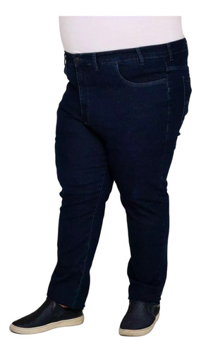 Calça Plus Masculina Shyros Jeans Basica ...