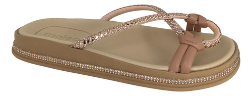 Papete Moleca Rasteira Moda Macia