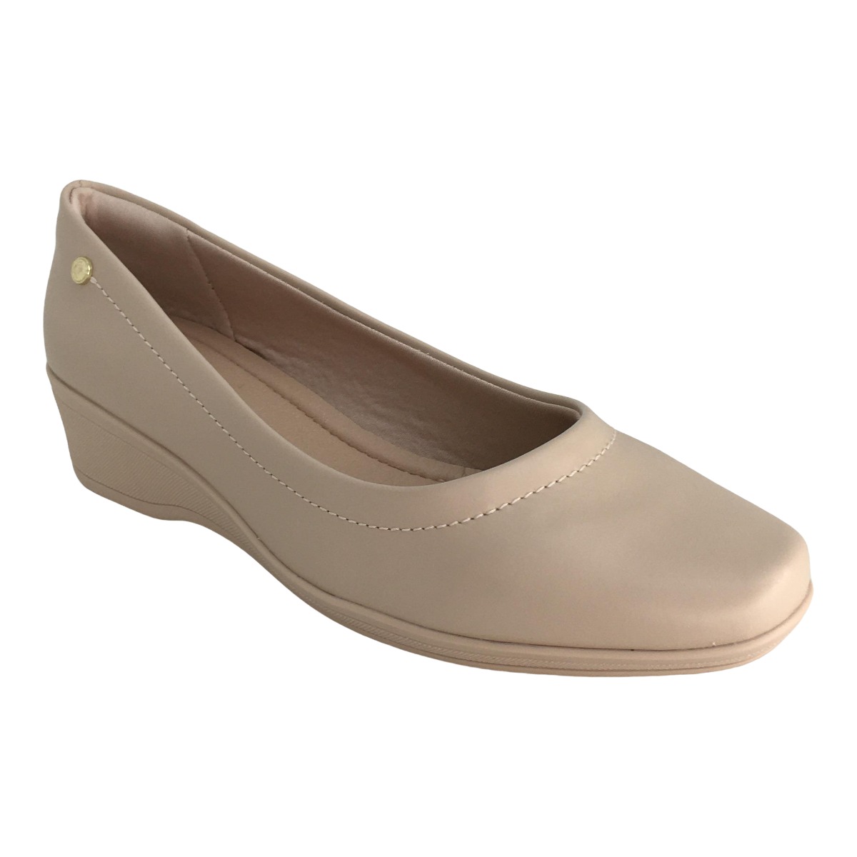 Sapatilha Anabela Comfortflex Basico trab...