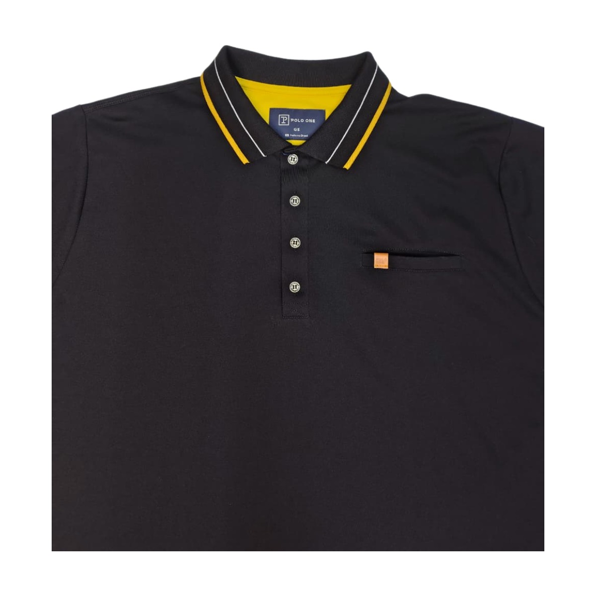 Camisa Polo Plus Size c/bolso REF 02416N ...