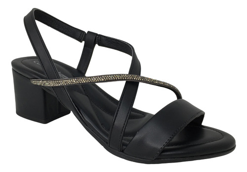 Sandália Strass Comfortflex Tamanho Grand...