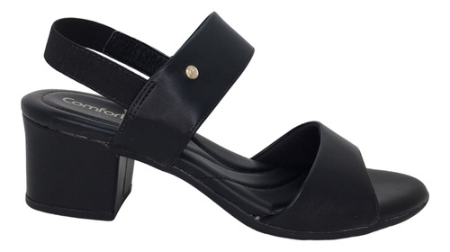 Sandália Comfortflex Salto Bloco